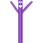 Solid Purple Air Dancer