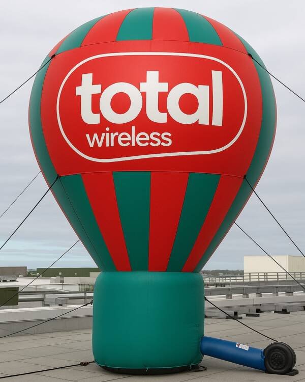 22ft Total Wireless FREE 5G Phones Large Balloon