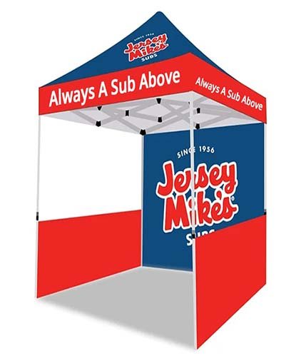 5Ft x 5Ft Jersey Mikes Subs Canopy Tent