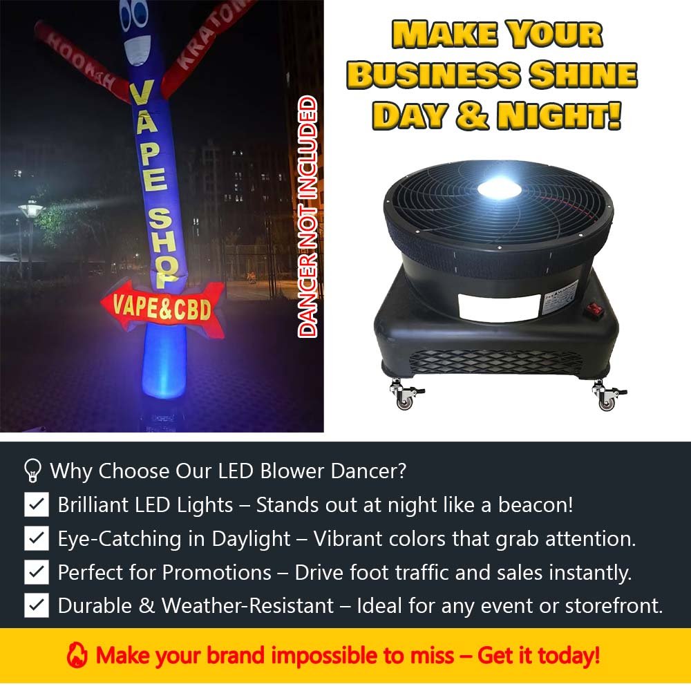 18 Inches Air BLower with LED for Air Dancer Inflatable