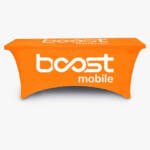 Boost Mobile Advertising Table Cloth