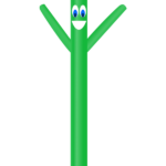 Solid Green Color Air Dancer