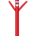 Solid Red Air Dancer