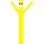 Solid Yellow Air Dancer