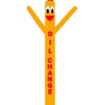 Yellow Oil Change Air Dancer