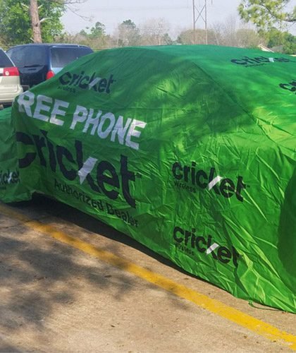 Cricket Advertising Car Cover - Image 6