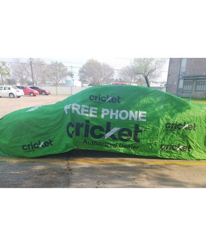 Cricket Advertising Car Cover - Image 4