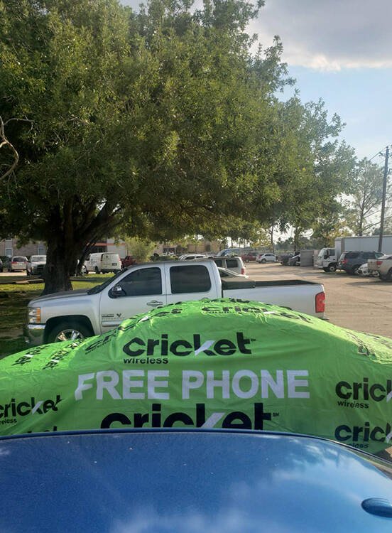Cricket Advertising Car Cover - Image 3