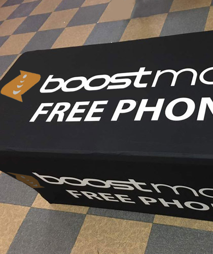Boost Mobile Table Cloth