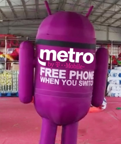 Metro by T Mobile Android Inflatable Costumes Suit - Payless Balloons