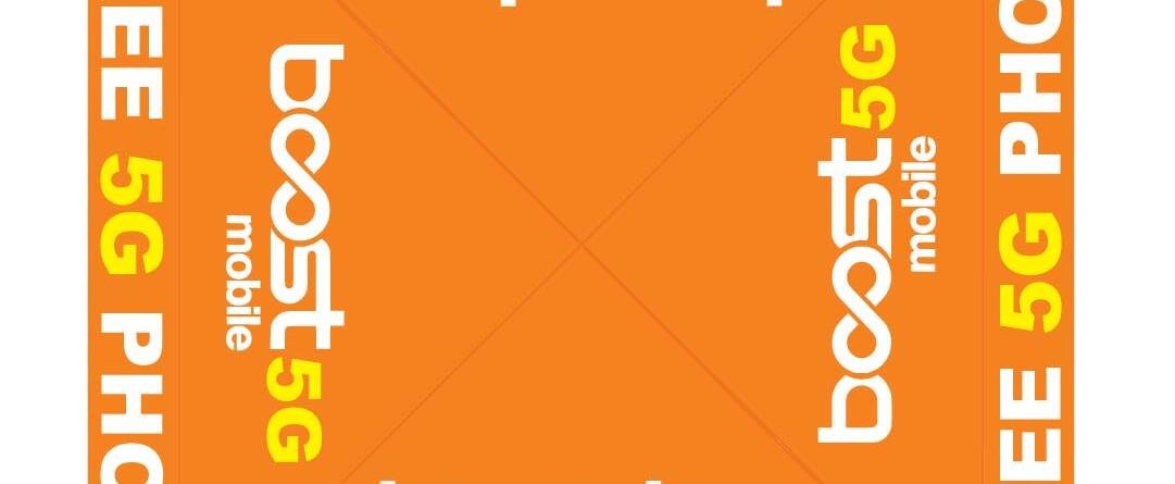 5 x 5 Boost Mobile Tant Cover