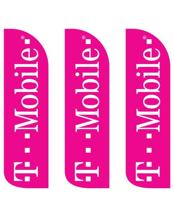 T-Mobile 12ft Feather Flags – 3-Pack