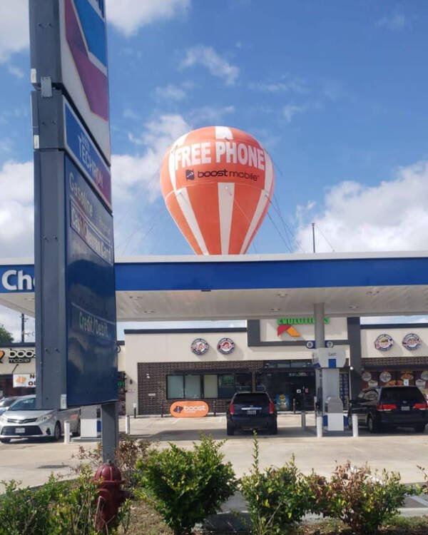 Boot Mobile Inflatable Giant Roof Top Balloon 20 Ft - Image 3
