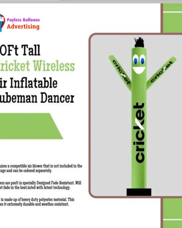 Cricket Wireless Air Dancer with Arrow