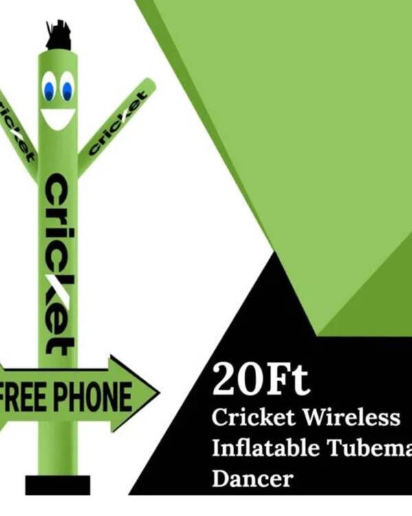 Cricket Wireless Air Dancer with Arrow