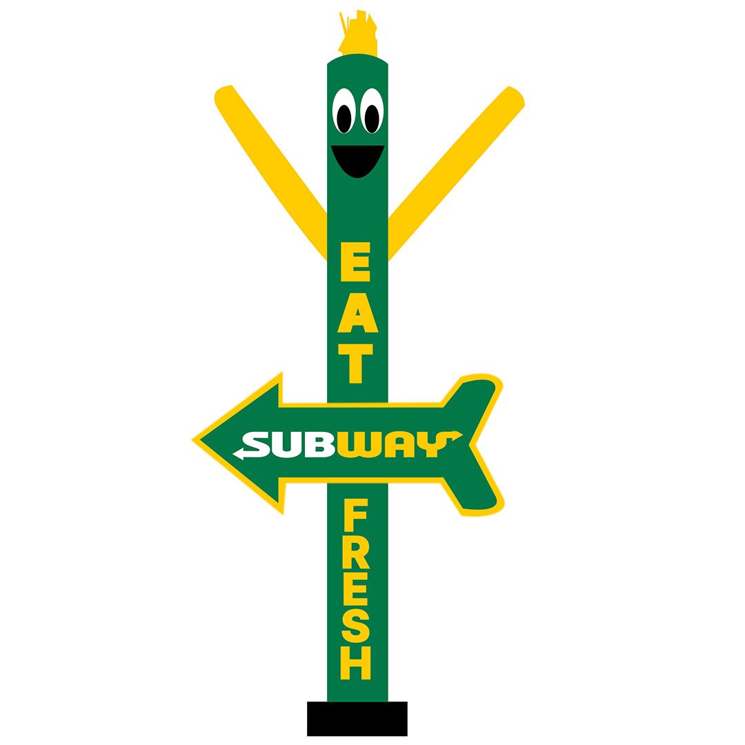 SUBWAY Inflatable Tube Man