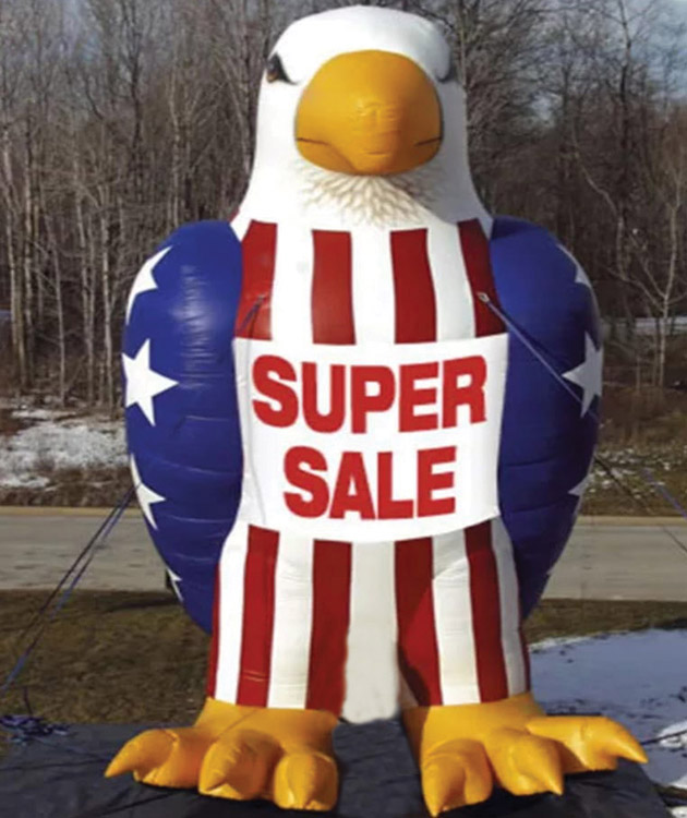 Super Sale Giant Inflatable Eagle 20Ft