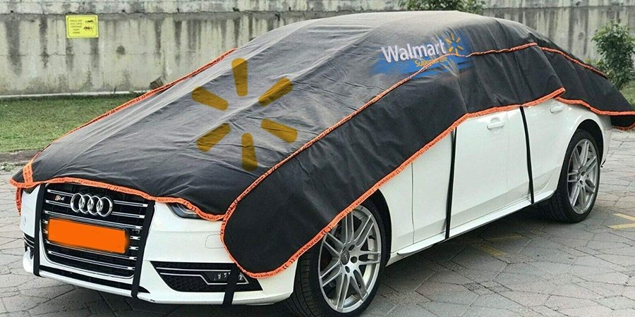 Walmart Advertising Car Covers