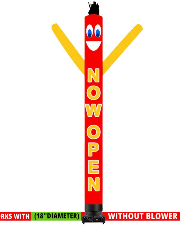 20ft Now Open Air Dancer Inflatable – Wacky Waving Tube Man for Outdoor Advertising (Blower Sold Separately) - Image 7