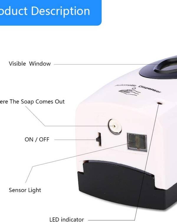 1200 ml TOUCH LESS DISPENSER 3