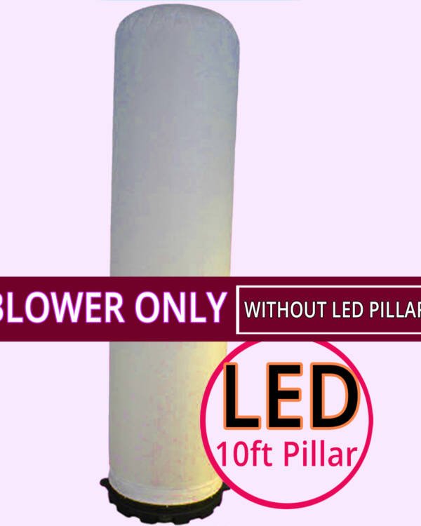 18in Rotating LED Pillar Blower – Inflatable Air Blower with Multi-Colored Lights