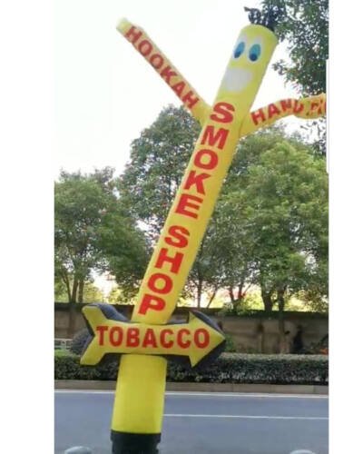 20ft Tall Smoke Shop Inflatable Air Dancer With Arrow