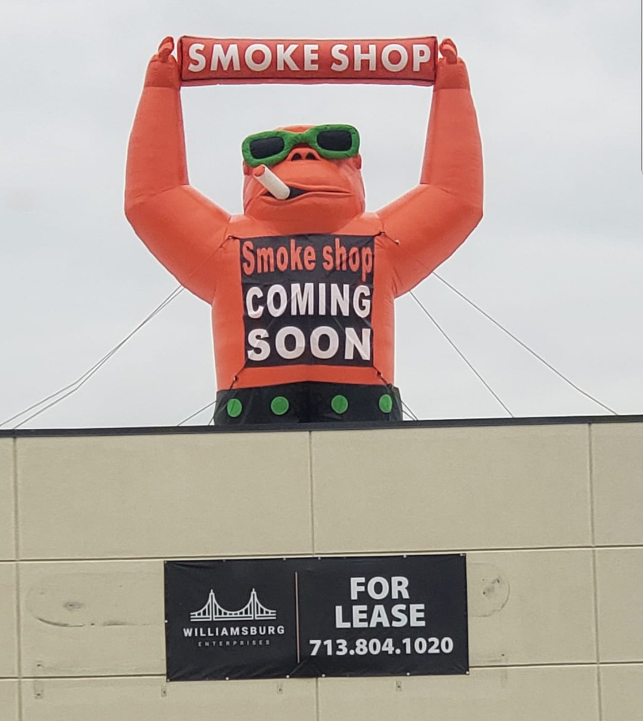 22 Ft Smoke Shop Giant Inflatable Gorilla