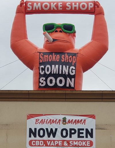 22ft Smoke Shop Giant Inflatable Gorilla