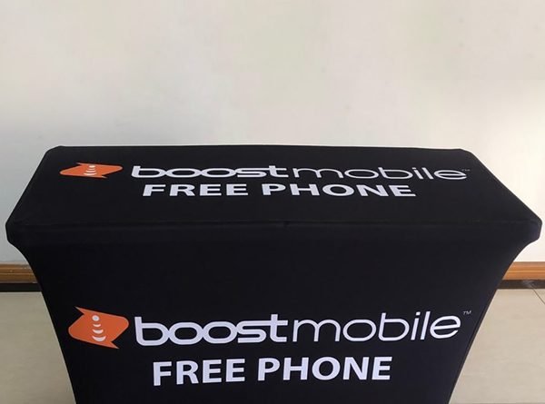 Boost Mobile Table Cover