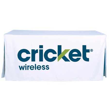 Cricket Wireless Table Cover