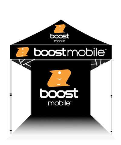 Boost Mobile Pop Up Tent