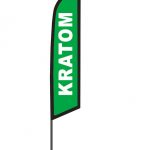 Kratom Feather Flag