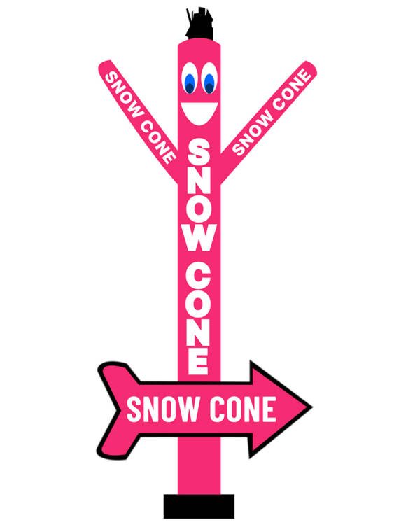 Snow Cone Tube Man