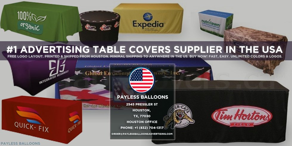 Advertising table covers Supplier