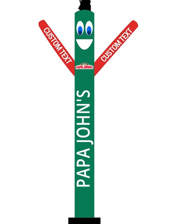 20ft Papa Johns Inflatable Air Dancer with Custom Text & Logo
