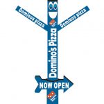 20 Ft Domino’s Pizza Air Dancer Inflatable Tube man