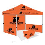 Boost Mobile Pop Up Tent 10×10 ft (It Comes With  Back Wall & Side Wall)