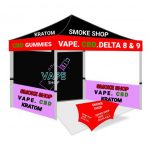 VAPE CBD SMOKE SHOP TENT 10 X 10 FT