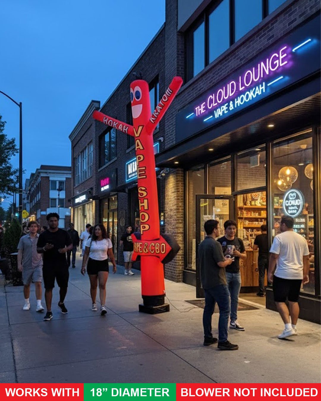 18FT Vape Shop Orange