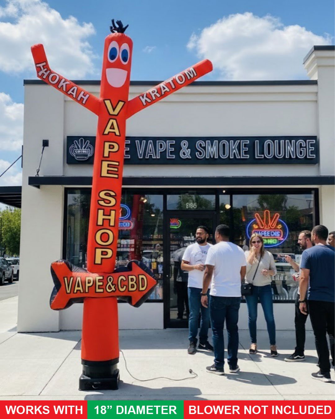 18FT Vape Shop Orange