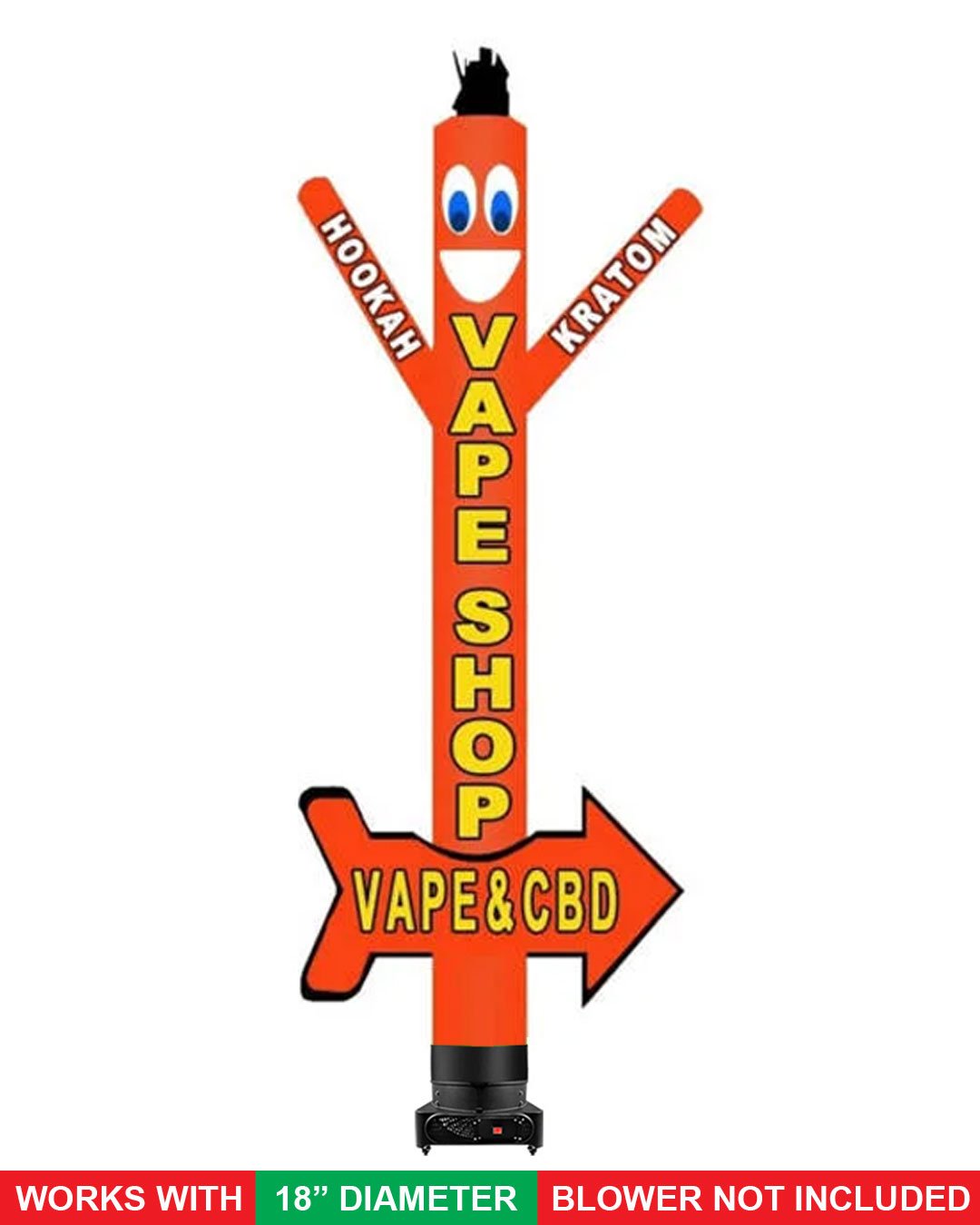 18FT Vape Shop Orange