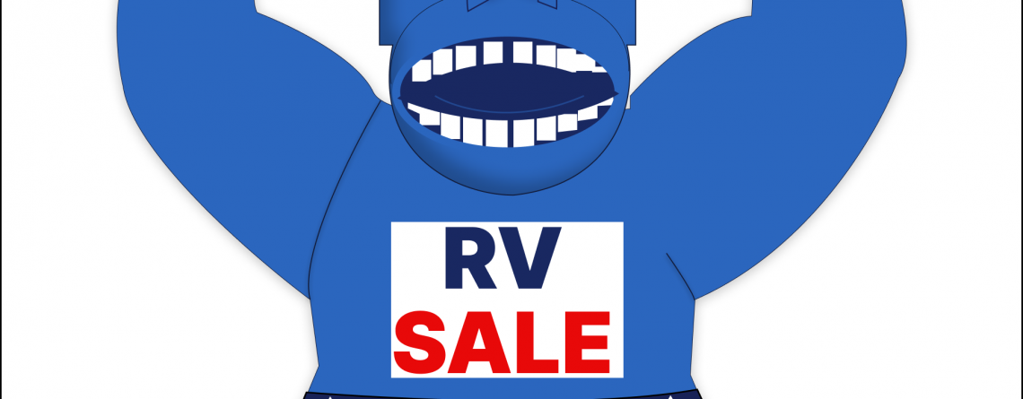 22 Ft Giant RV Sale Inflatable Gorilla