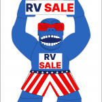 22 Ft Giant RV Sale Inflatable Gorilla