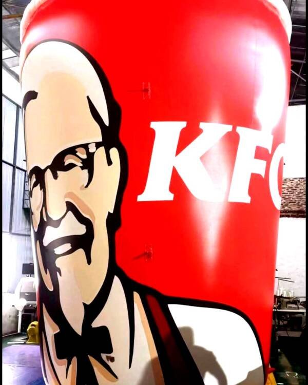 20 Ft KFC BUCKET GIANT ADVERTISING BALLOON
