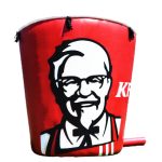 20 Ft KFC BUCKET GIANT ADVERTISING BALLOON : Best For Outdoor Advertising, Events Marketing & Business Promotion