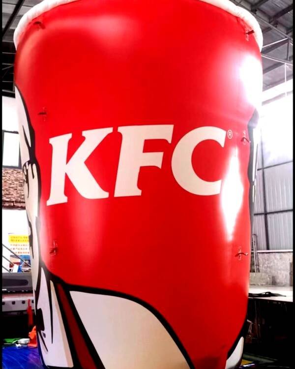 20 Ft KFC BUCKET GIANT ADVERTISING BALLOON
