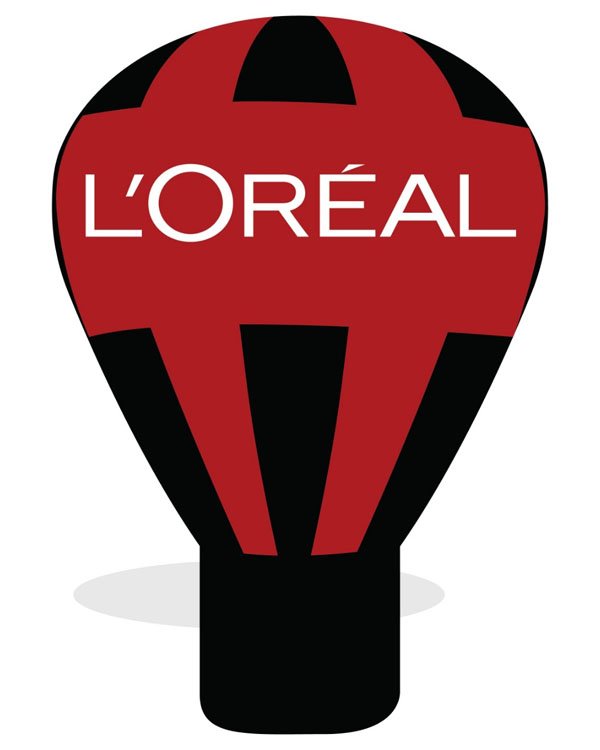 L'Oréal Giant Roof Top Balloon