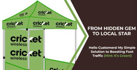 How Sarah Boosted Sales with a Cricket Wireless Tent