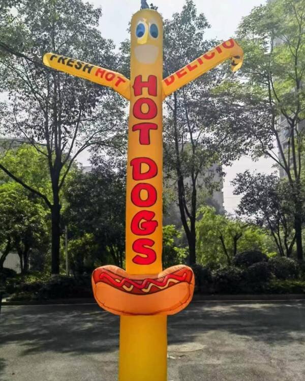 HOT Dogs Air Inflatable Tube Man