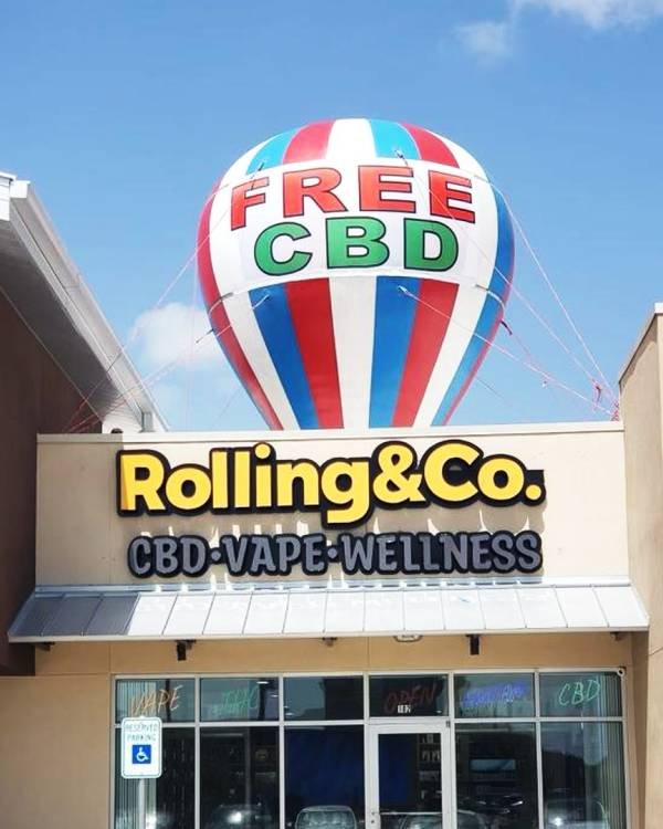 FREE CBD Giant Roof Top Balloon